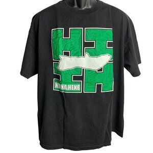 Hawaii No Ka Heke Crewneck T Shirt XL Black Short Sleeve Double Sided Graphic